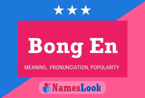 Bong En Name Poster