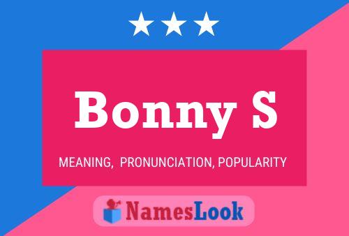 Bonny S Name Poster