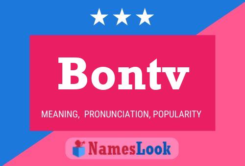 Bontv Name Poster