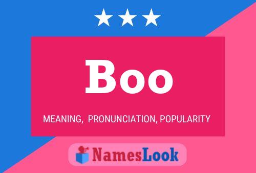 Boo Name Poster