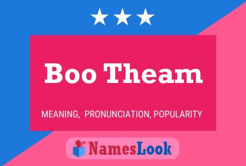 Boo Theam Name Poster