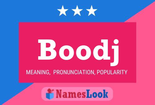 Boodj Name Poster