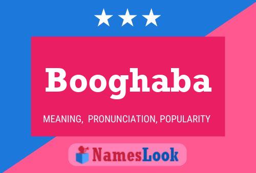 Booghaba Name Poster