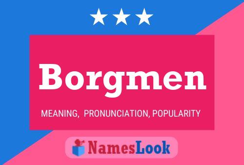 Borgmen Name Poster