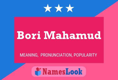 Bori Mahamud Name Poster