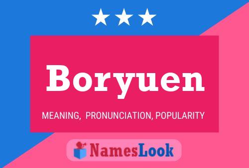 Boryuen Name Poster