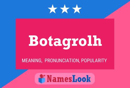 Botagrolh Name Poster