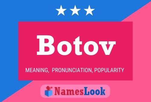 Botov Name Poster