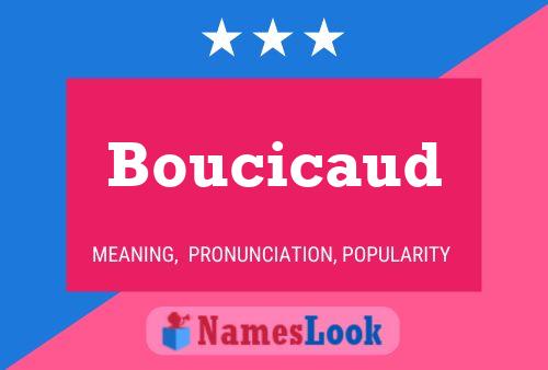 Boucicaud Name Poster