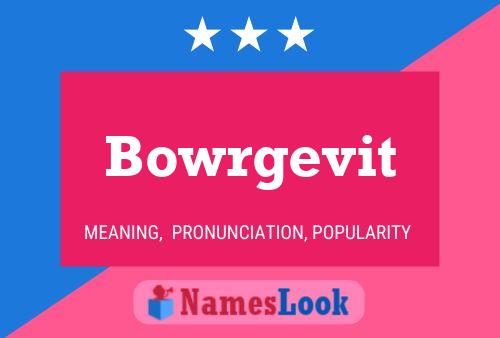 Bowrgevit Name Poster