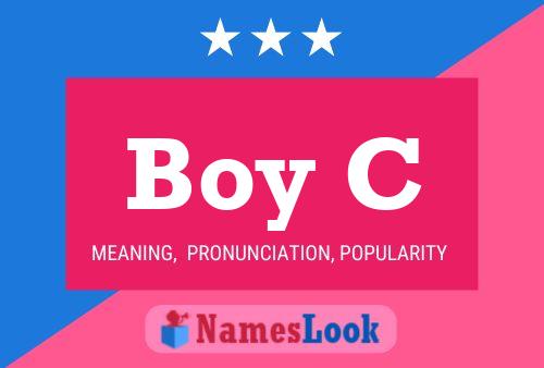 Boy C Name Poster