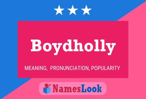 Boydholly Name Poster