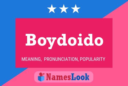 Boydoido Name Poster