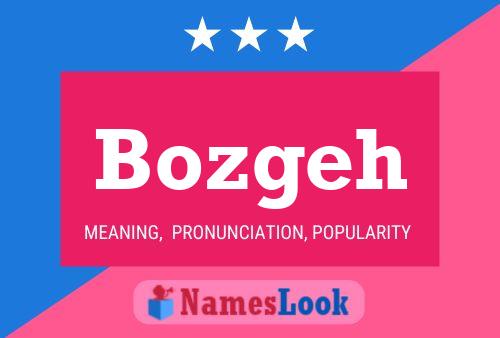 Bozgeh Name Poster