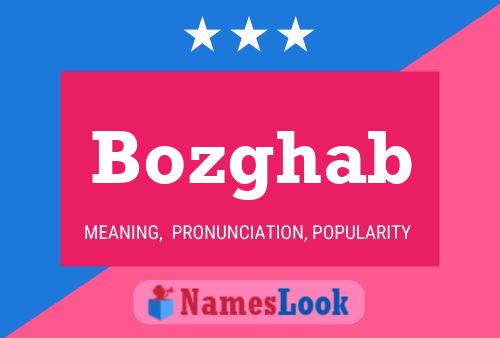 Bozghab Name Poster