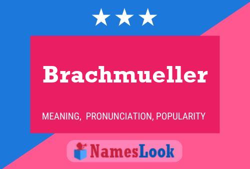 Brachmueller Name Poster