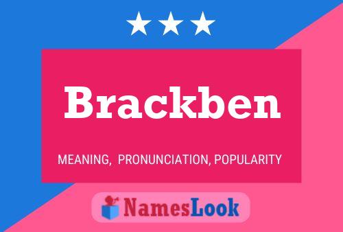 Brackben Name Poster