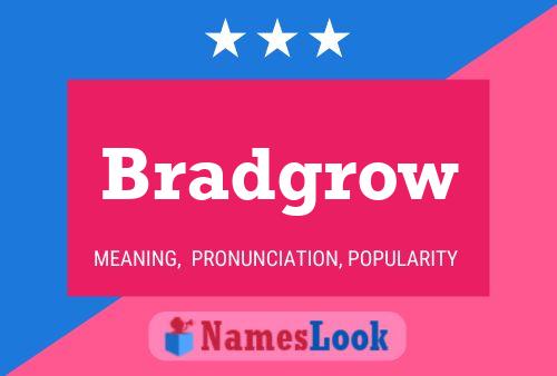 Bradgrow Name Poster