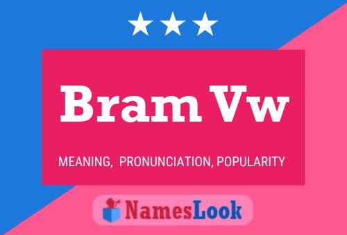 Bram Vw Name Poster