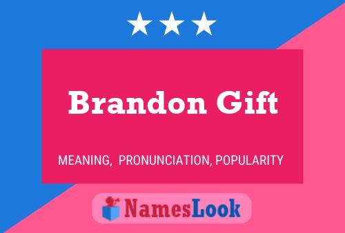 Brandon Gift Name Poster