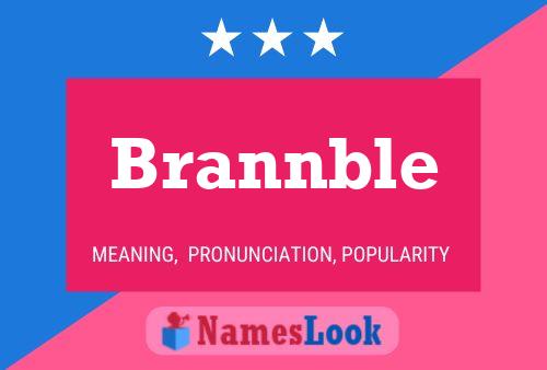 Brannble Name Poster