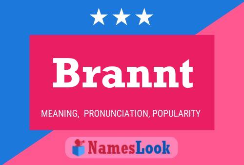 Brannt Name Poster