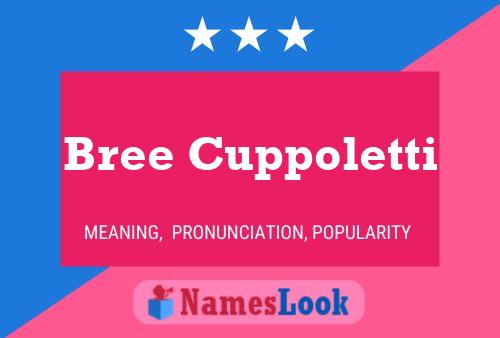 Bree Cuppoletti Name Poster