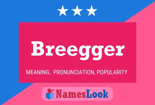 Breegger Name Poster