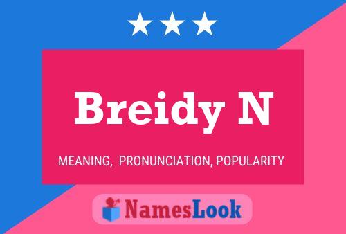 Breidy N Name Poster