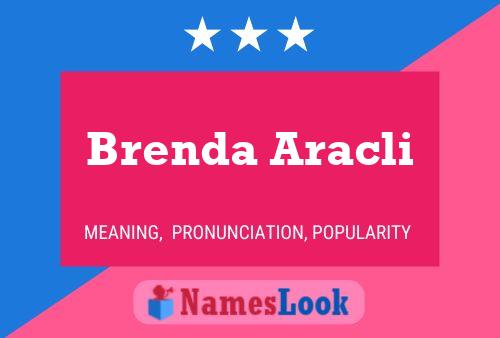 Brenda Aracli Name Poster