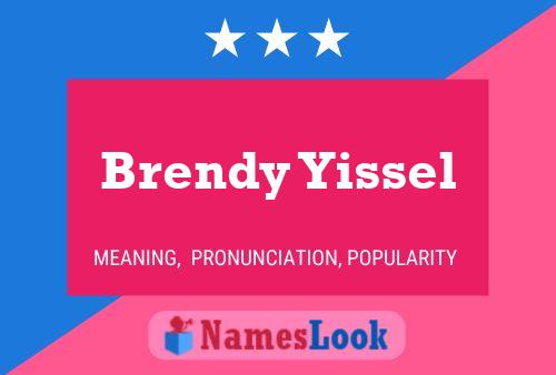 Brendy Yissel Name Poster