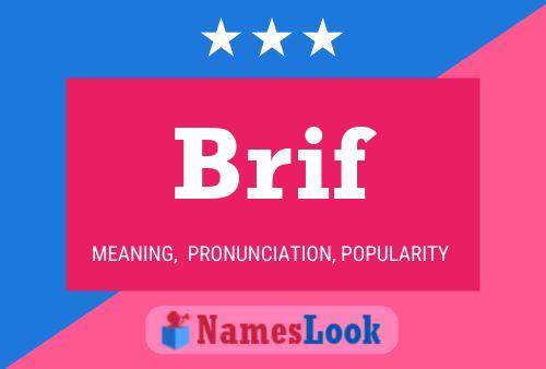 Brif Name Poster