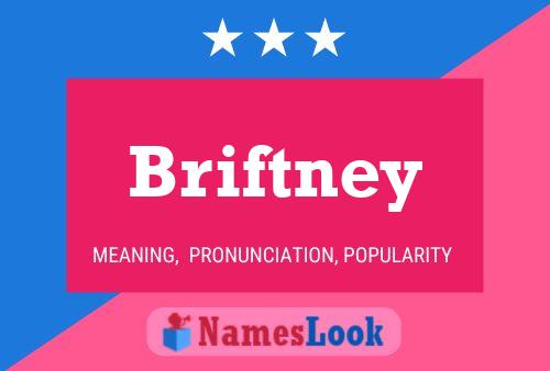 Briftney Name Poster