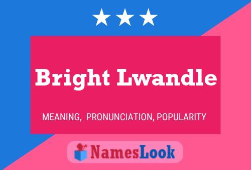 Bright Lwandle Name Poster