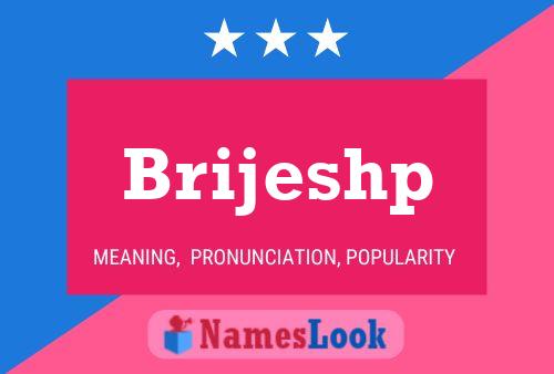 Brijeshp Name Poster