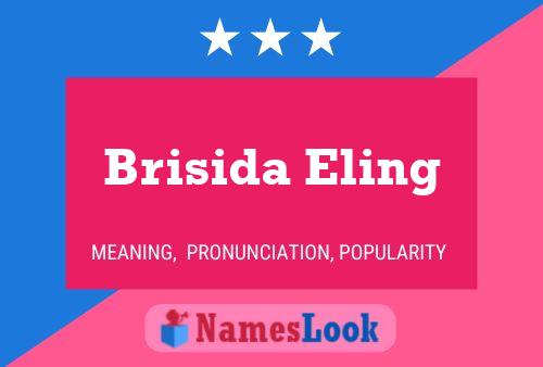 Brisida Eling Name Poster