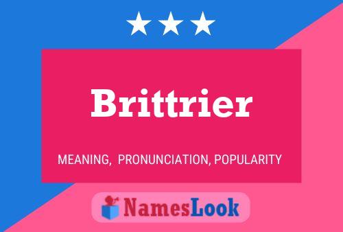 Brittrier Name Poster