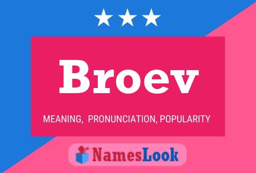 Broev Name Poster