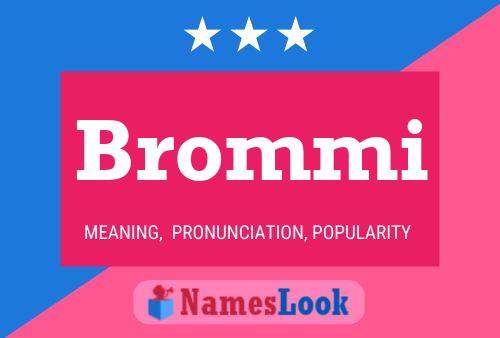 Brommi Name Poster