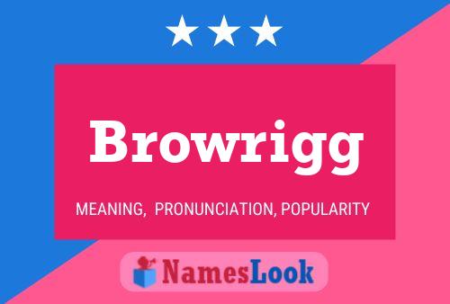 Browrigg Name Poster