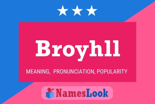 Broyhll Name Poster