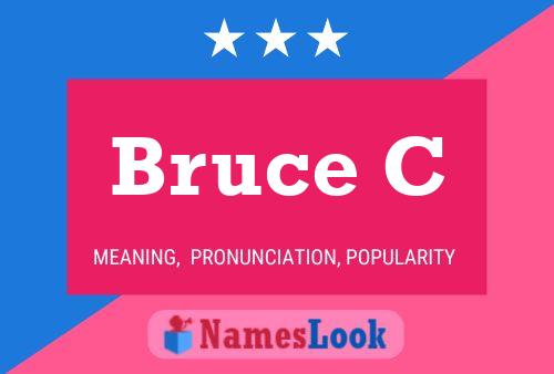 Bruce C Name Poster