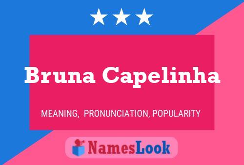 Bruna Capelinha Name Poster