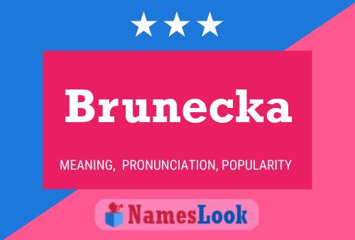 Brunecka Name Poster