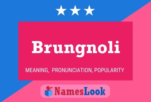 Brungnoli Name Poster