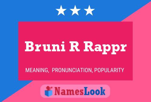 Bruni R Rappr Name Poster