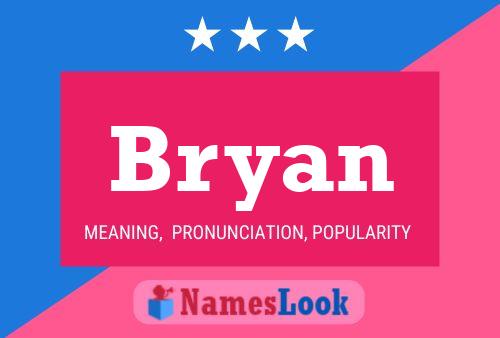 Bryan Name Poster