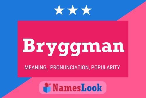 Bryggman Name Poster