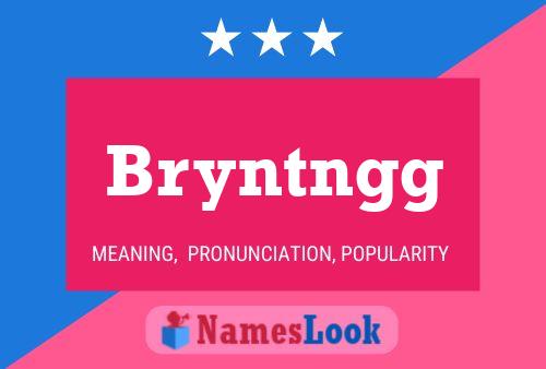 Bryntngg Name Poster