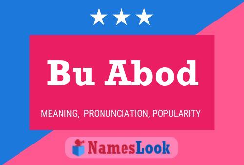 Bu Abod Name Poster